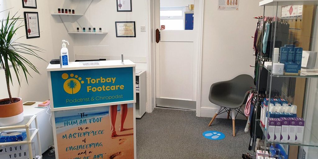 Torbay Footcare Reception Area